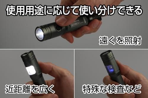 GENTOS(ジェントス) 懐中電灯 LEDライト 充電式/単3電池/単4電池A