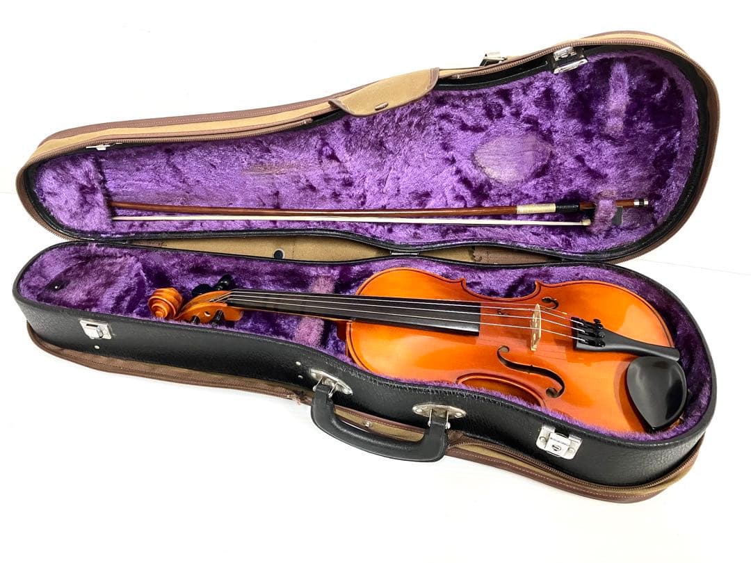 美品◆Suzuki スズキ◆バイオリン No.280 1/2サイズ 弓／ケース付