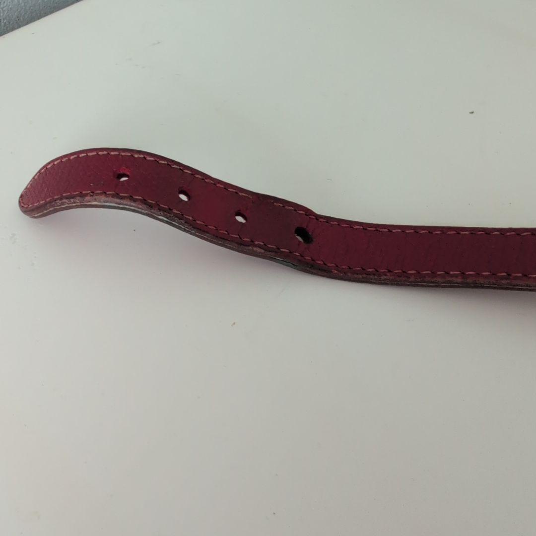 HERMES　エルメス　ペット用首輪　犬猫　レッド