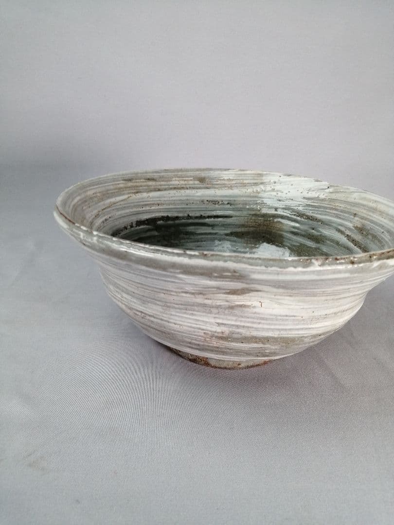 【茶道具】清水六兵衛造　刷毛目鉢　水指　水指391