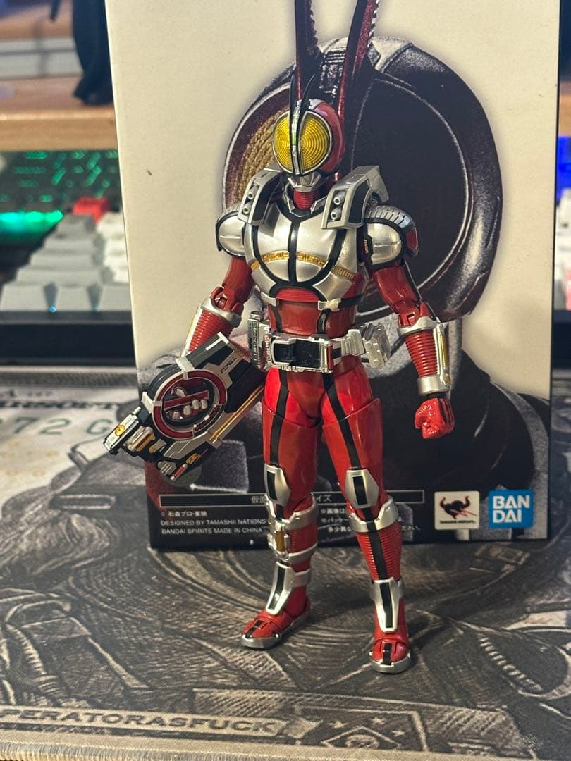 真骨彫仮面ライダーブラスターフォーム完成品+武器+ガレージキット