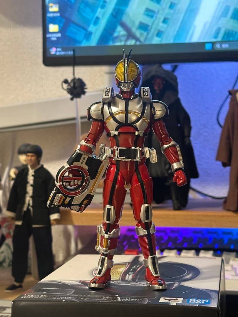 真骨彫仮面ライダーブラスターフォーム完成品+武器+ガレージキット