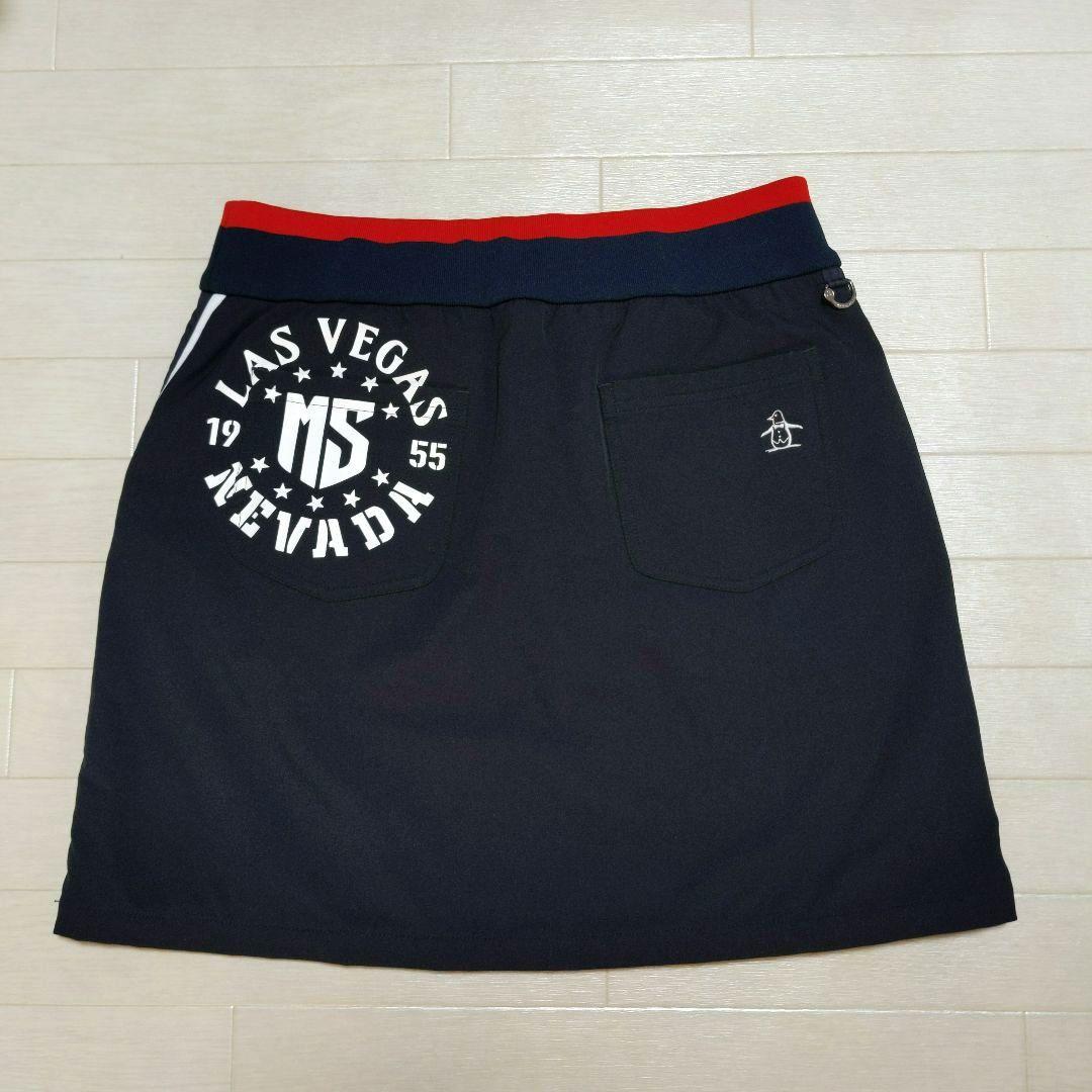 再再再値下げ美品　マンシングウェア　中綿スカートＬＬ　黒ブラック