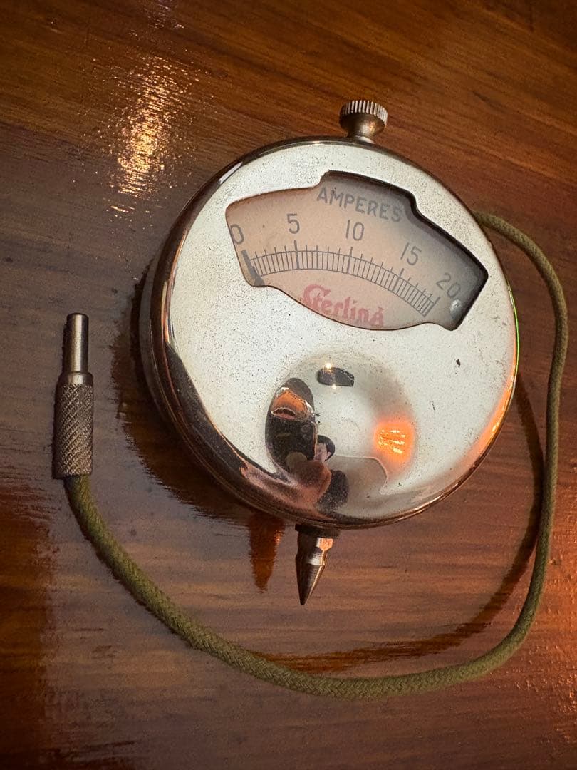 ヴィンテージ アンメーター Sterling製 1916年特許 電流計 USA製