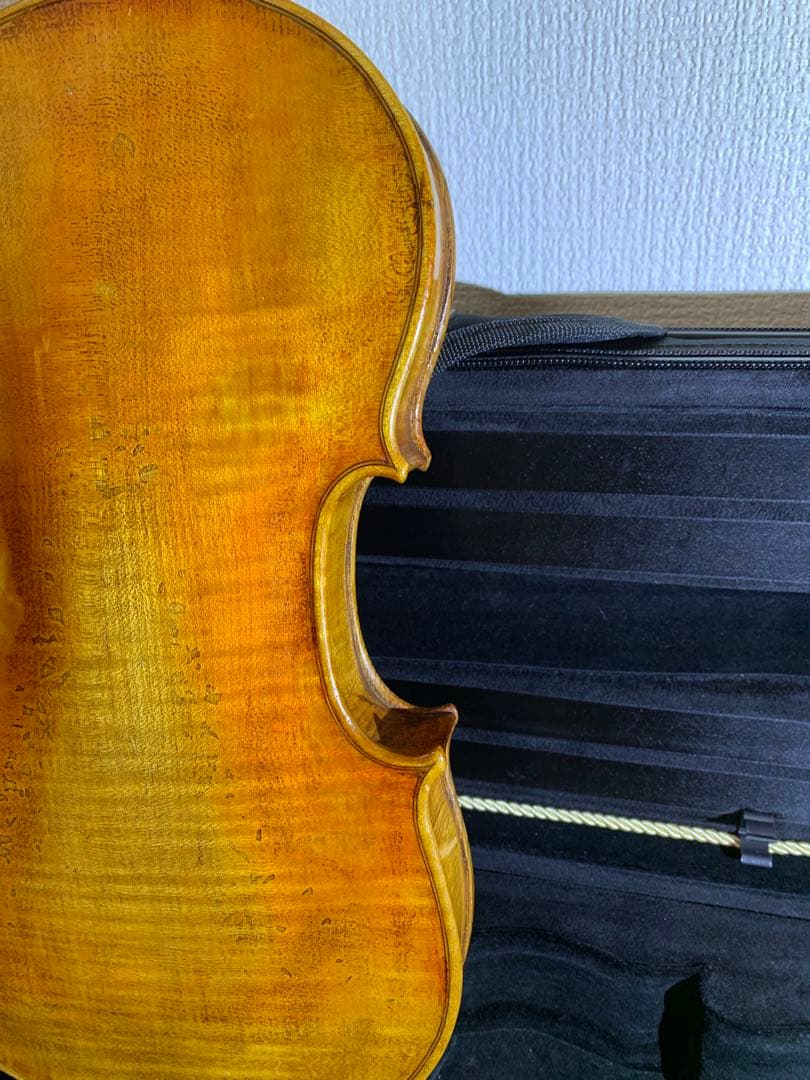 チェコ　工房製　4/4 バイオリン　裏板一枚板