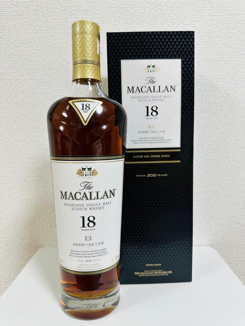 MACALLAN ザ・マッカラン シェリーオーク18年　43%　700ml