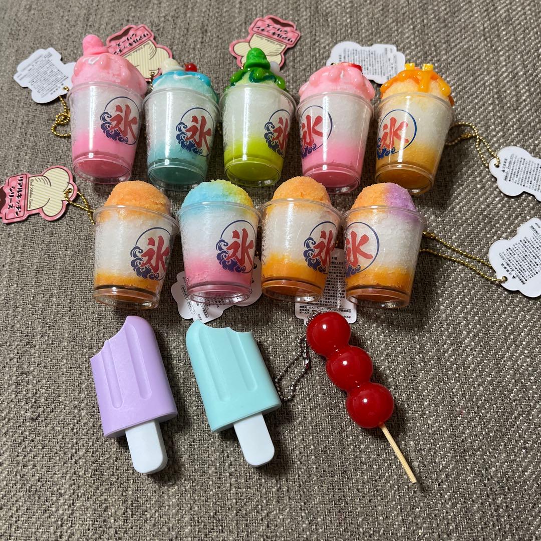 【Green 】夏祭りミニチュアマスコット　まとめ売り