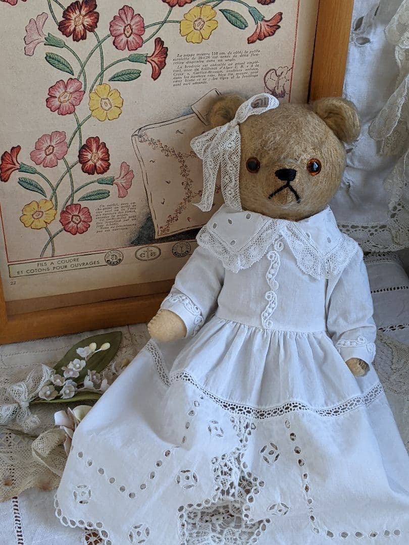 【m】アンティークベア　アンティークテディベア　ドイツ