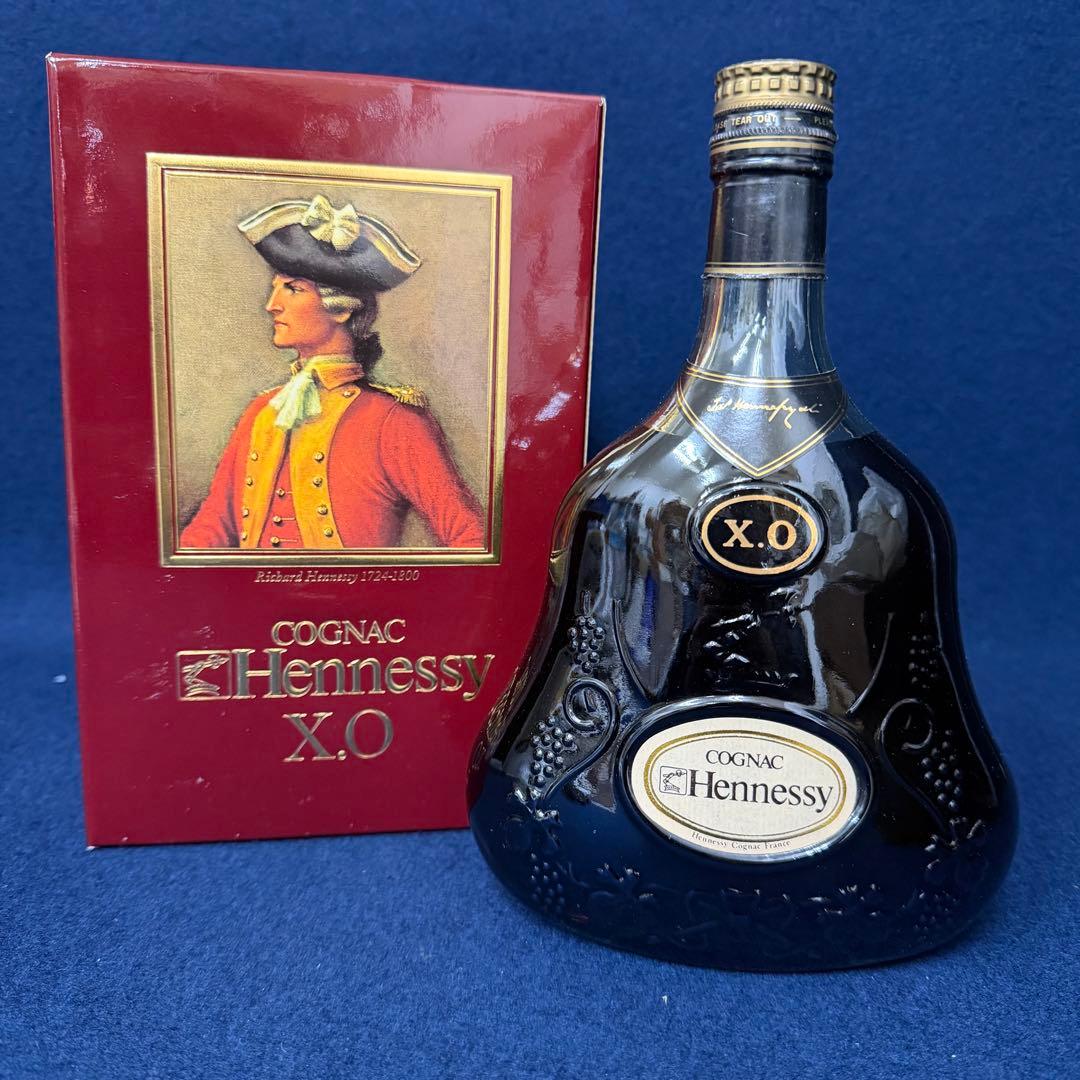 Hennessy ヘネシー XO コニャック 金キャップ グリーンボトル