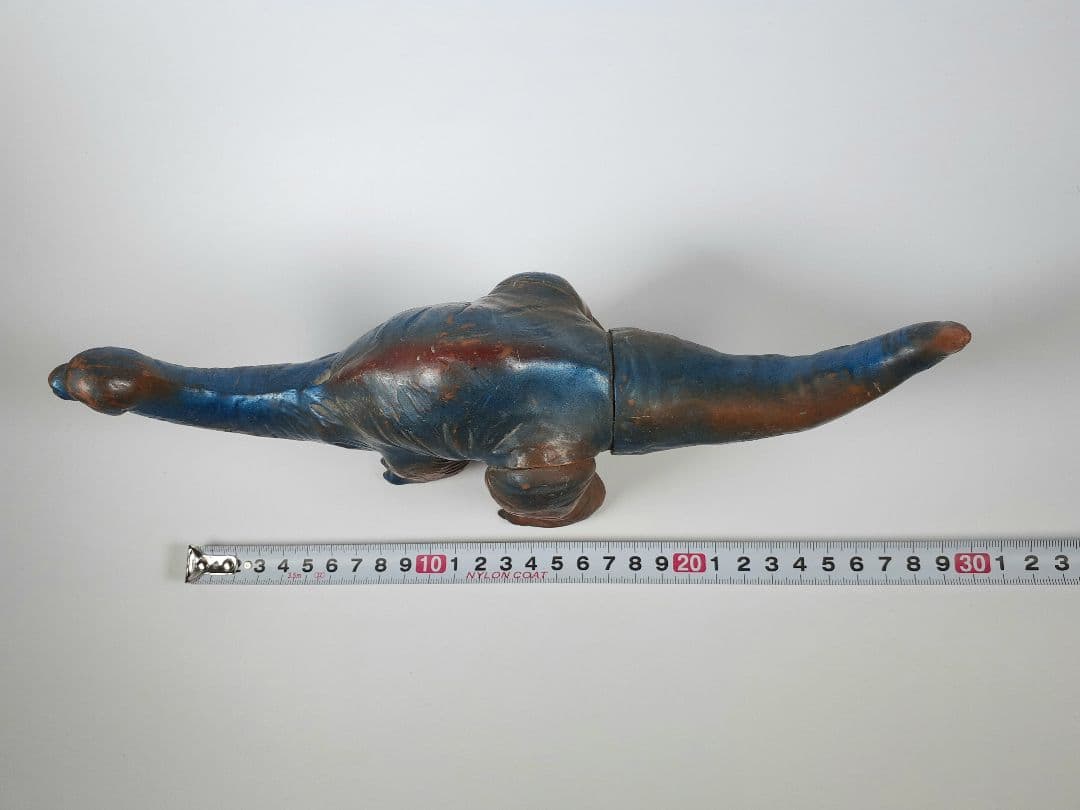 ブルマァク　ディプロドクス　怪獣ソフビ　恐竜100万年　円谷プロ　当時物