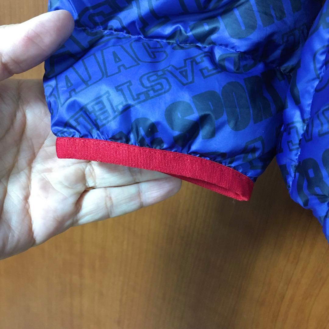 美品　カステルバジャック　スポーツ　ダウン　４４　青　CASTELBAJAC