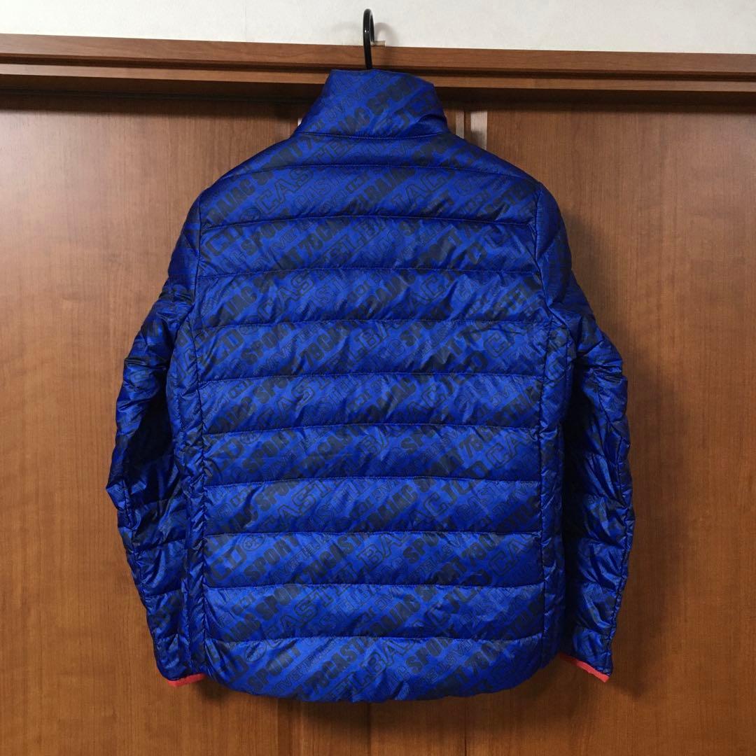美品　カステルバジャック　スポーツ　ダウン　４４　青　CASTELBAJAC