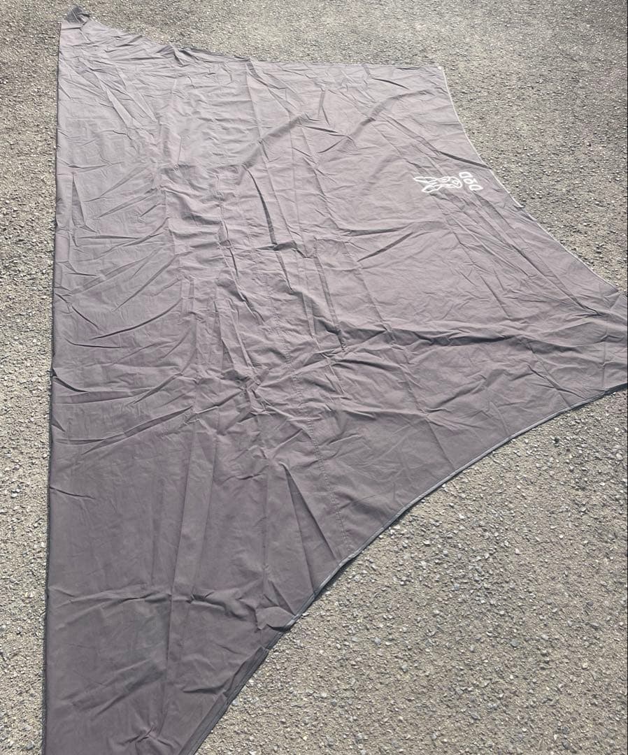 DOD ALL RIGHT TARP TT5-582-BKブラック ポリコットン