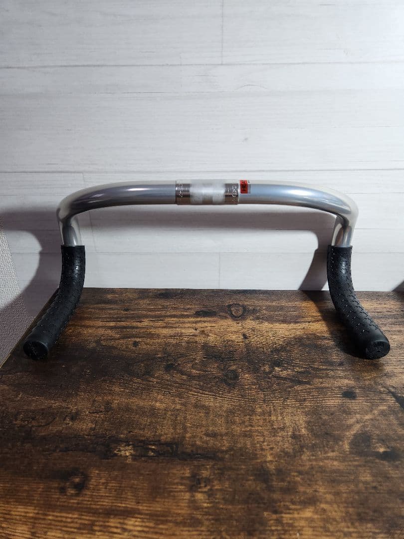 【極美品】日東 NITTO ハンドル360mm 浅曲がり 軽合 NJS ニギリ付