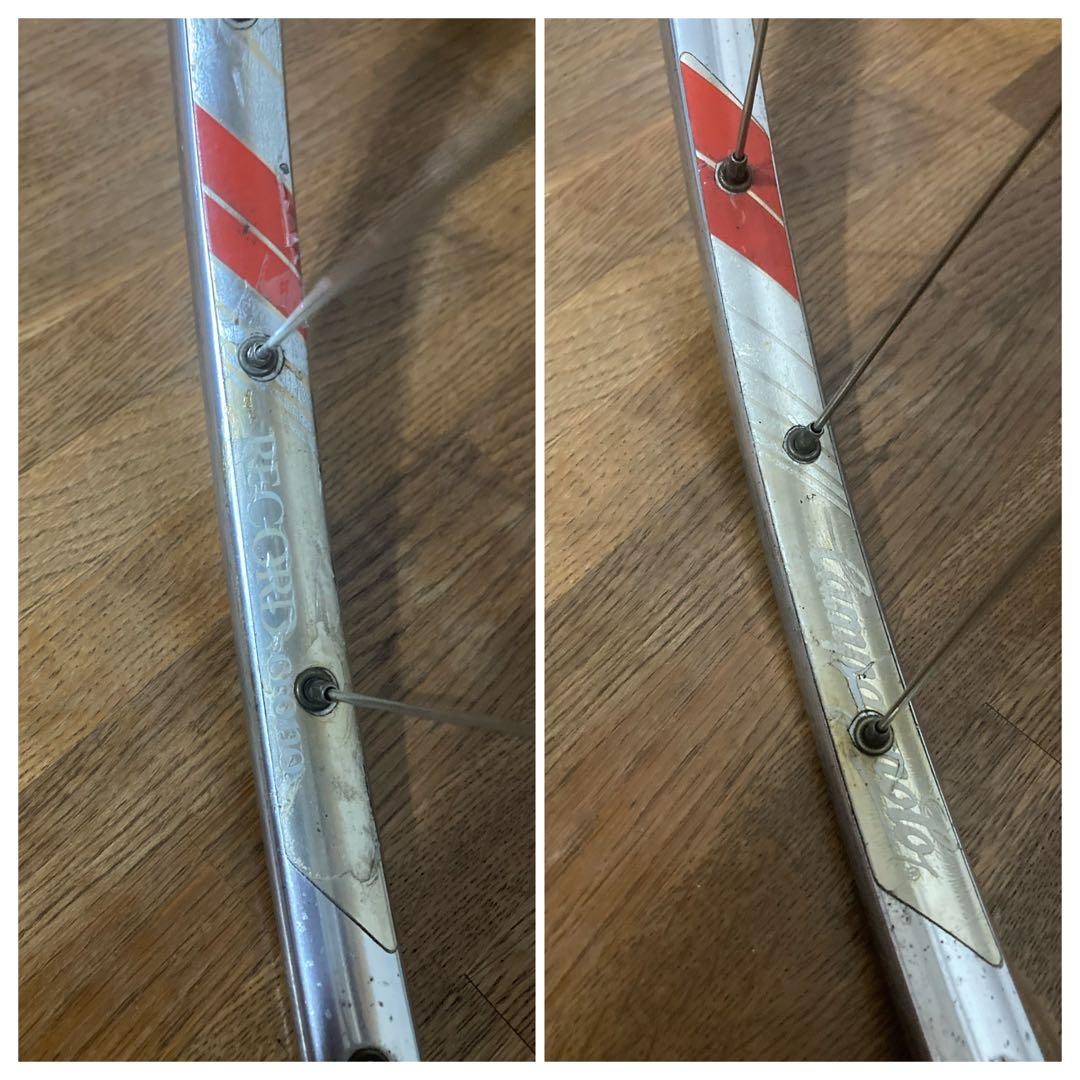 希少 ピスト ホイール 前後セット カンパニョーロ campagnolo