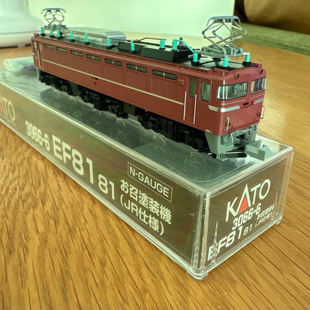 KATO 3066-6 EF81 81お召塗装機(JR仕様)④付属品未使用未開封