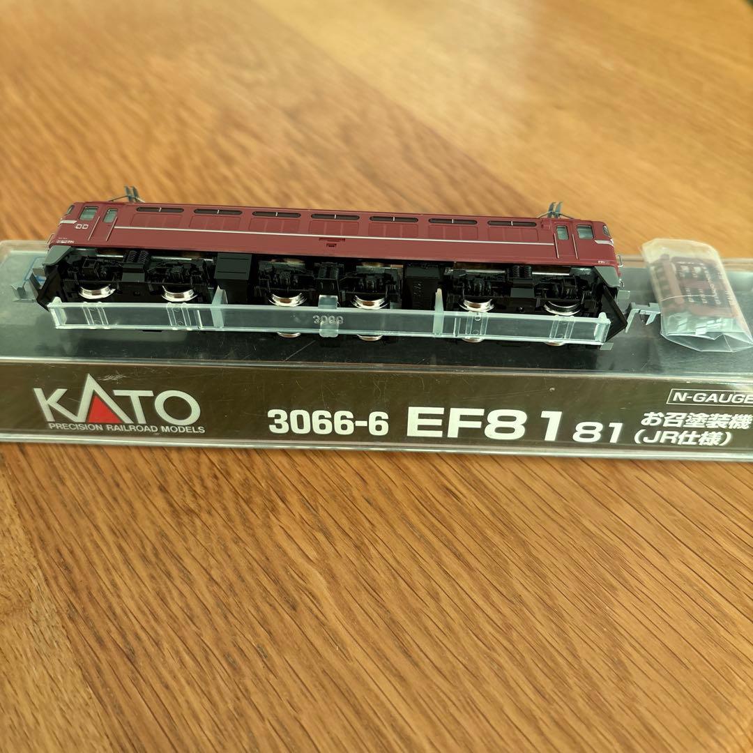 KATO 3066-6 EF81 81お召塗装機(JR仕様)④付属品未使用未開封