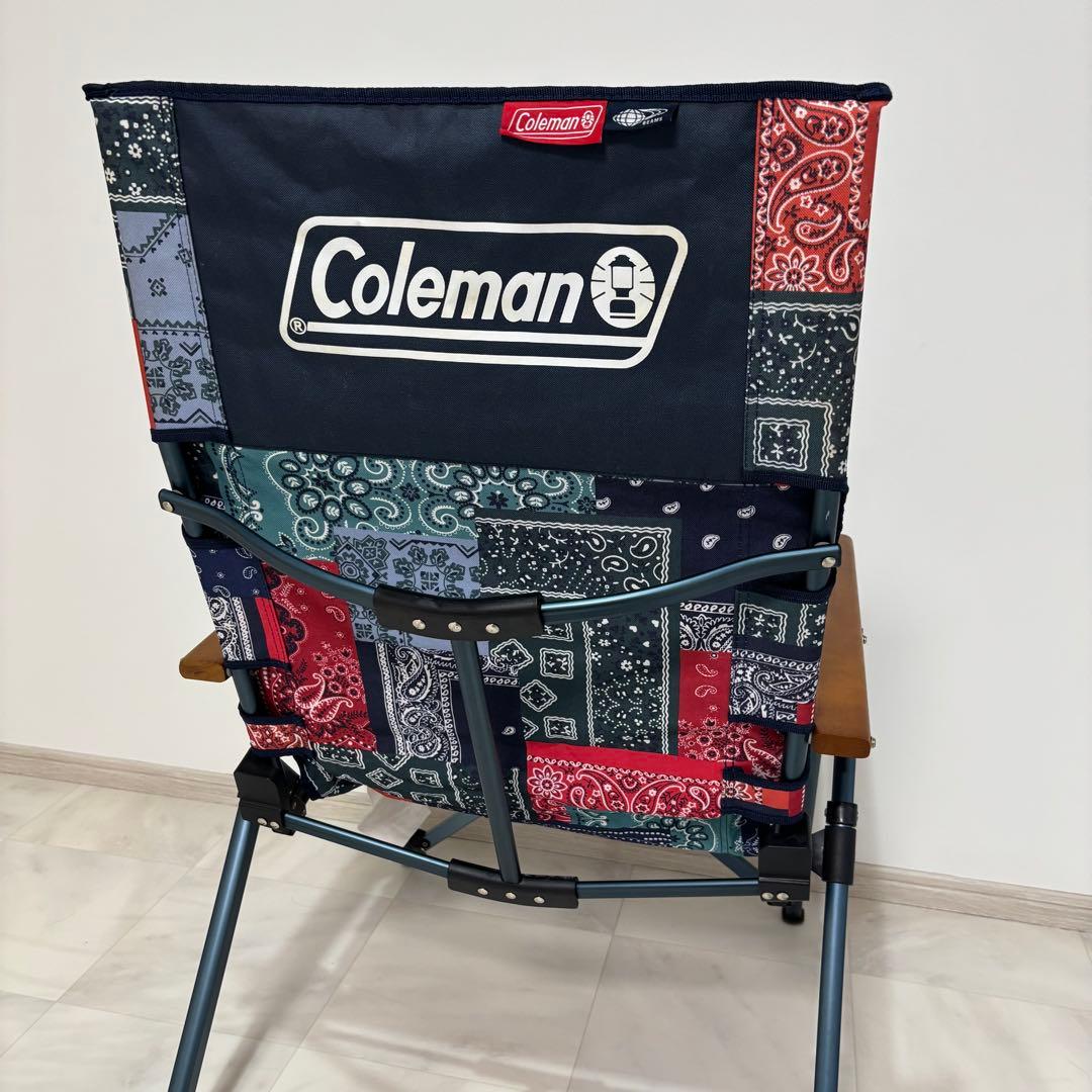 Coleman × BEAMS レイチェア バンダナ柄　コラボ限定2脚セット