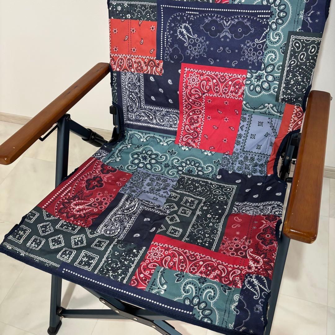 Coleman × BEAMS レイチェア バンダナ柄　コラボ限定2脚セット