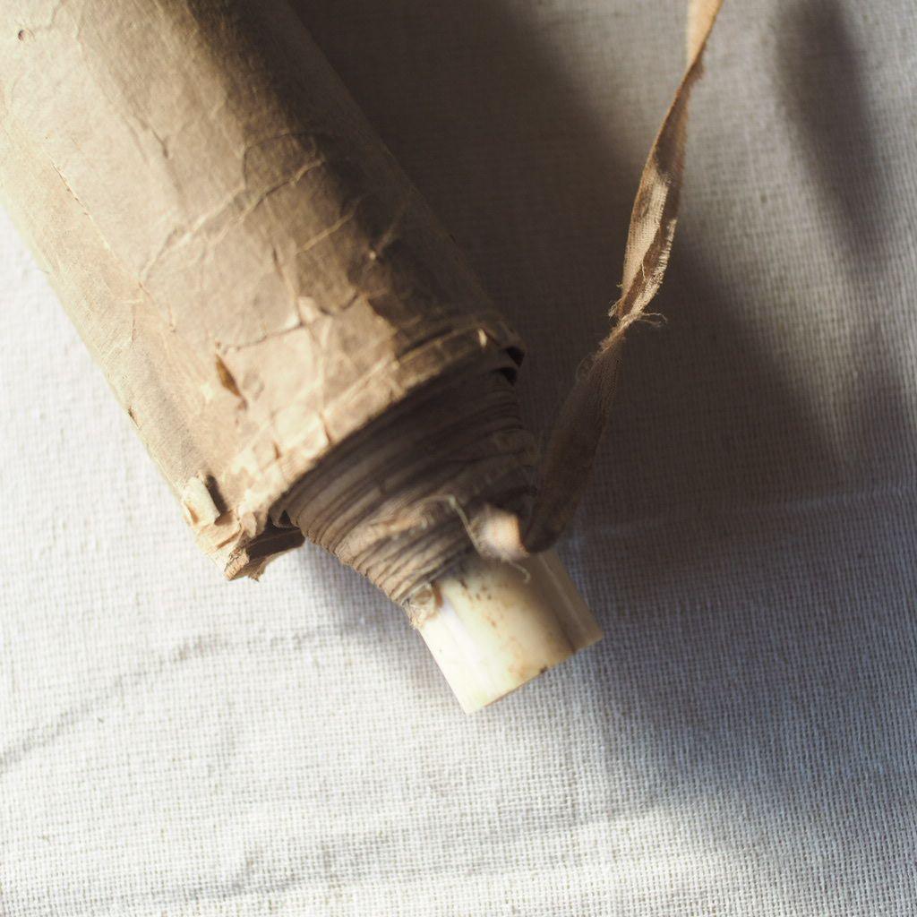 竹と虎の掛け軸 骨董 古美術 古道具