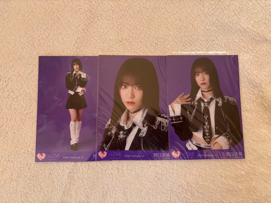 イコラブ 野口衣織 生写真 呪って呪って コンプ