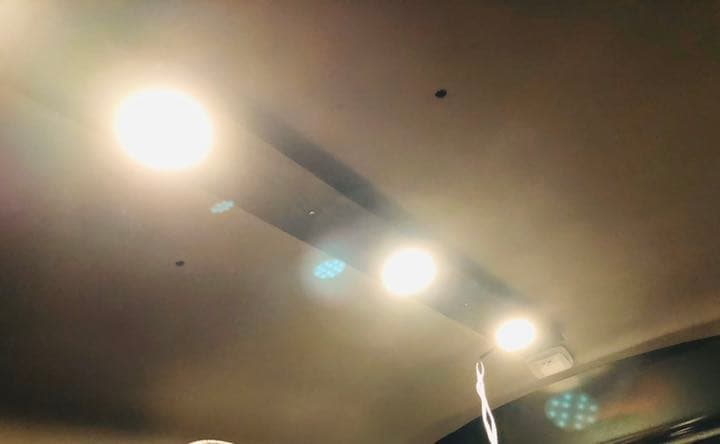 モバイルバッテリーで稼働する車中泊用　ダウンライトキット！