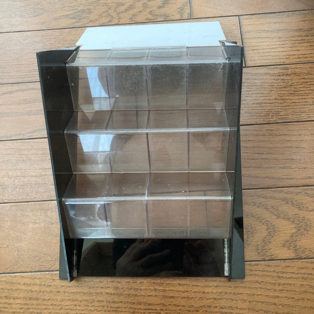 三菱　uni 陳列ケース プラスチック ディスプレイ ショーケース 昭和