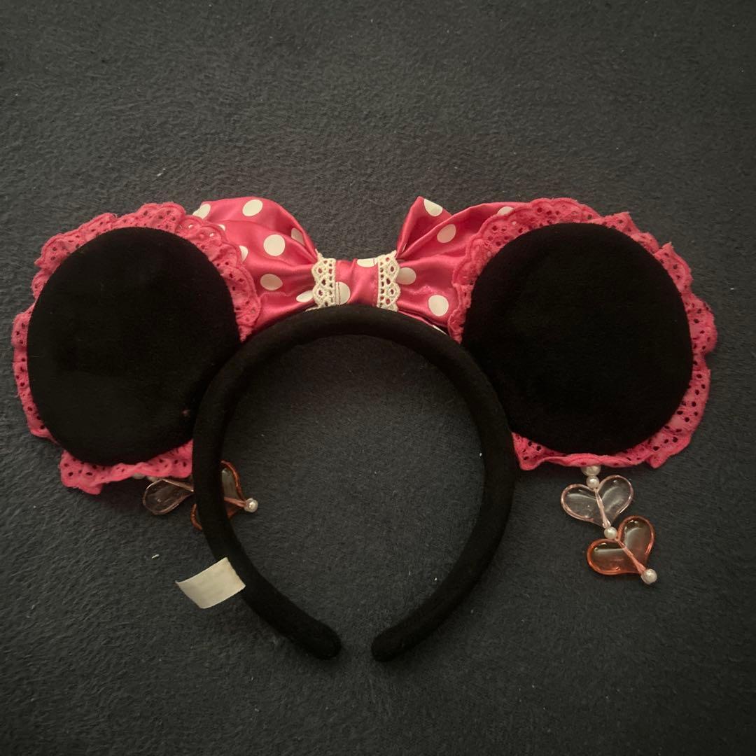 ディズニー風リボン付きカチューシャ