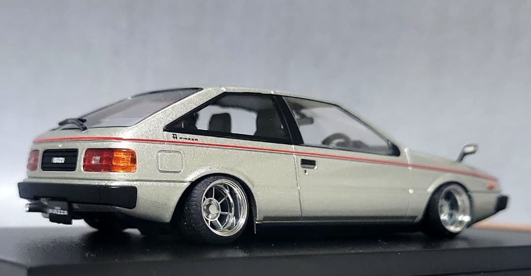 1/43　いすゞ　ピアッツァ改　ハヤシストリート　アルミ製　深リム