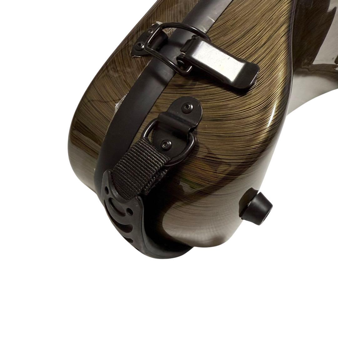 CHRISTINA バイオリンケース ダークゴールド カーボンファイバー　4/4