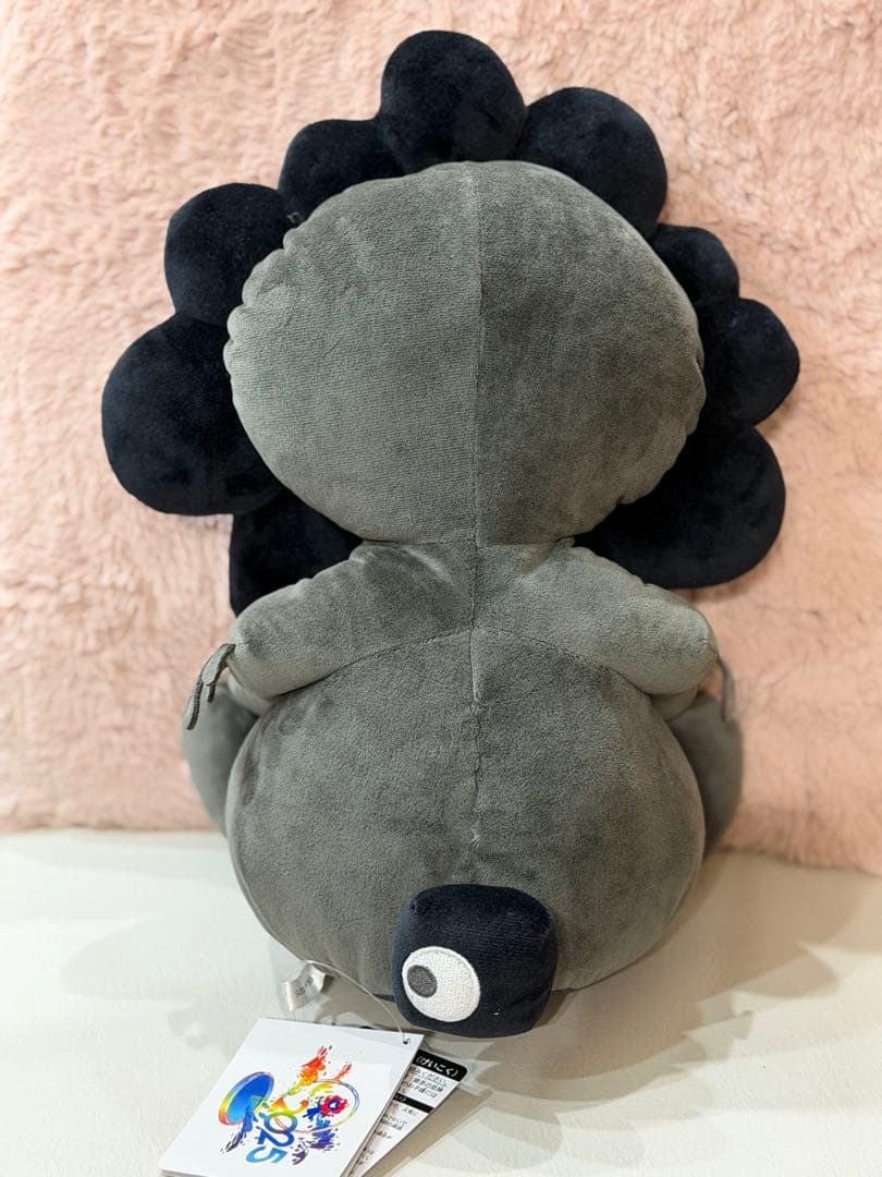ミャクミャクお手玉風ぬいぐるみ　Ｓサイズ 黒　ブラック　万博　EXPO2025