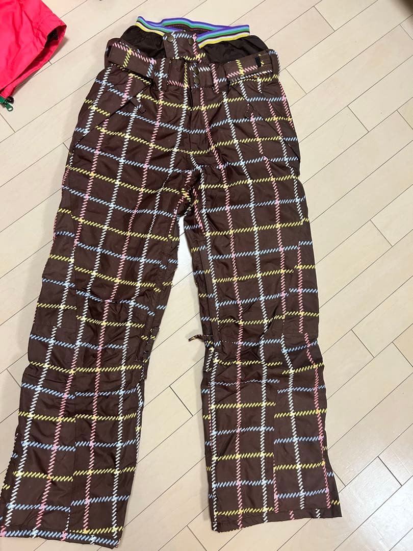 Columbia コロンビア　スノーウェア レディース　S ピンク　茶色