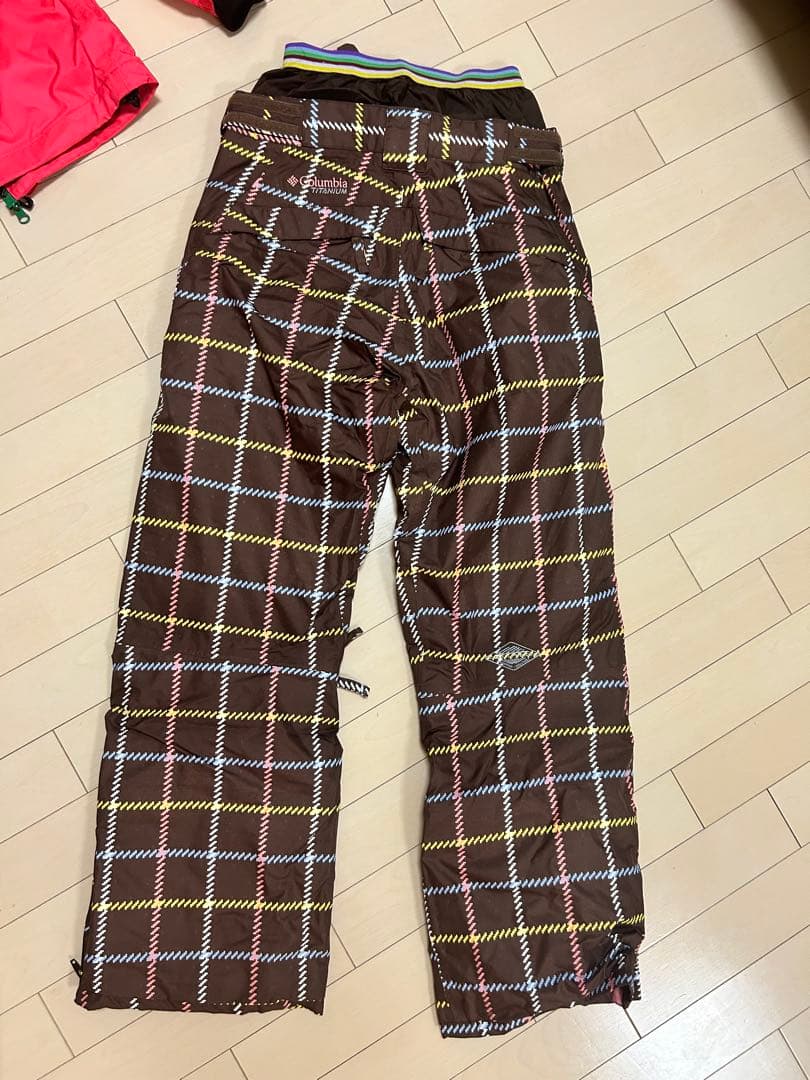 Columbia コロンビア　スノーウェア レディース　S ピンク　茶色