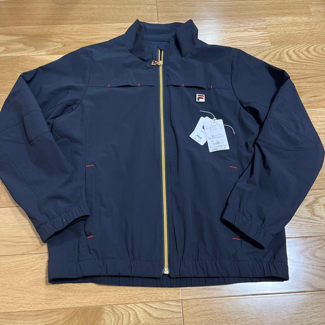 フィラ　テニスウェア　ウインドジャケット　トラックジャケット　XL 紺　新品