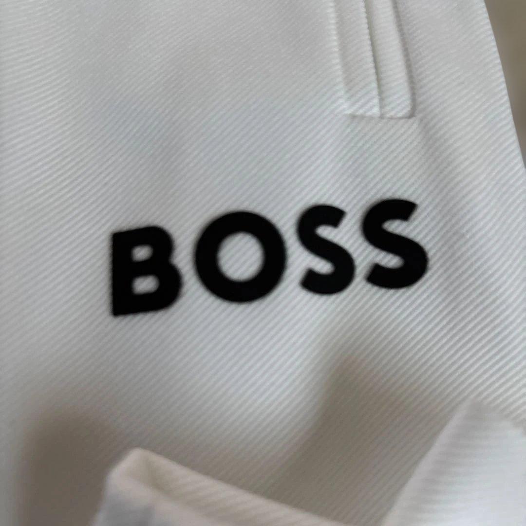 BOSS ホワイト白 ストレッチパンツ S テニス
