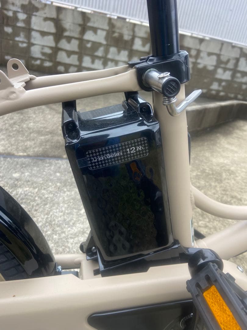 電動アシスト自転車 シティタイプ ベージュ