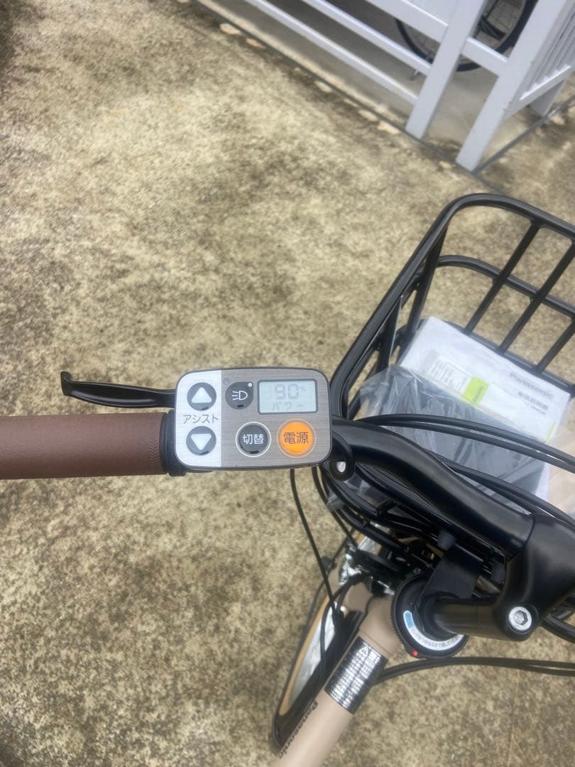 電動アシスト自転車 シティタイプ ベージュ