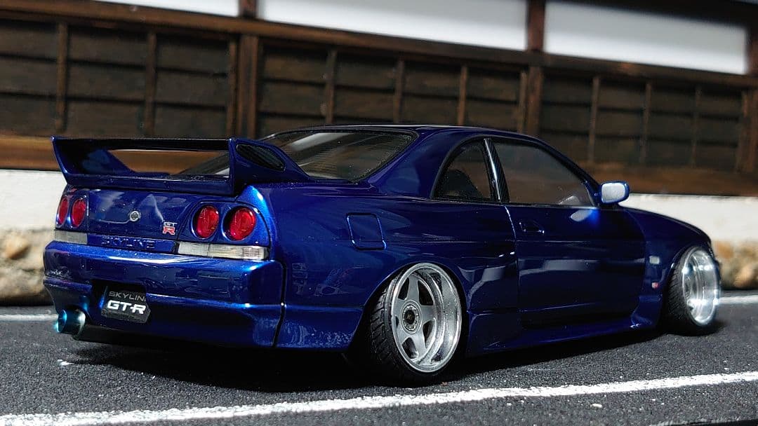 1/24 タミヤ スカイライン R33 GT-R 完成品