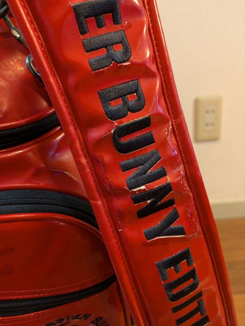 マスターバニーエディション 10周年記念 ゴルフバッグ 赤