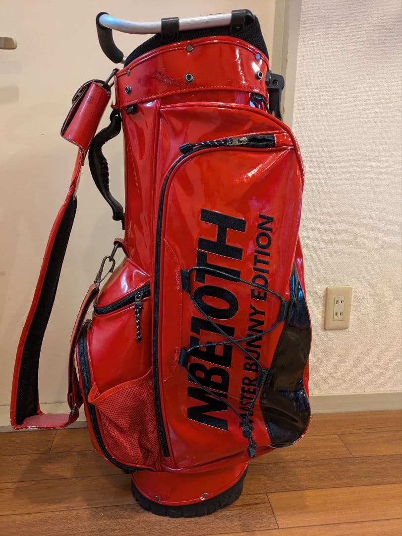マスターバニーエディション 10周年記念 ゴルフバッグ 赤