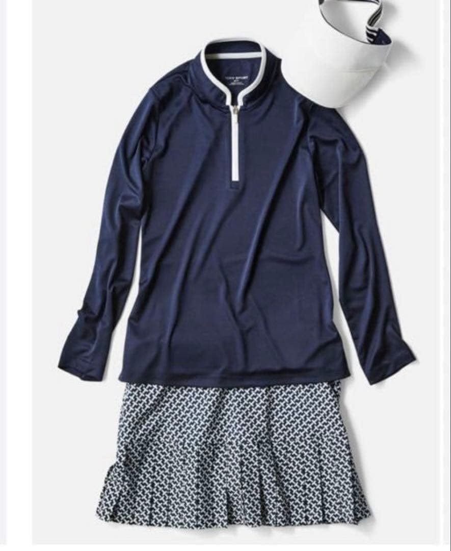 TORY BURCH 【新品未使用タグ付き】 プリントプリーツヘムテニススカート