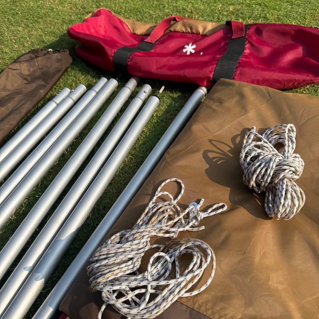  Peak HD タープ　シールド ヘキサ M ウイングポールセット