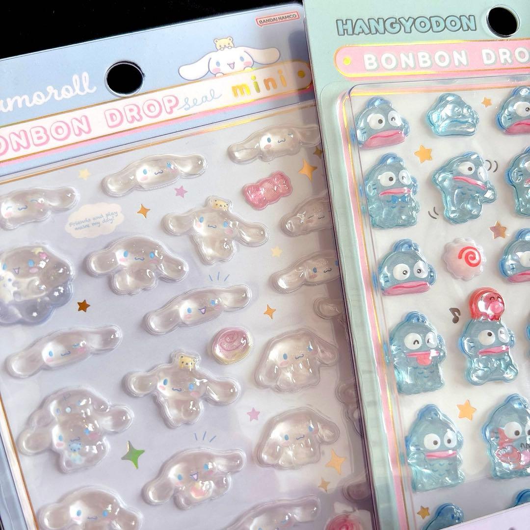 タイムセール·͜·❤︎‬サンリオmini♥ボンボンドロップシール♥8種コンプリート♡