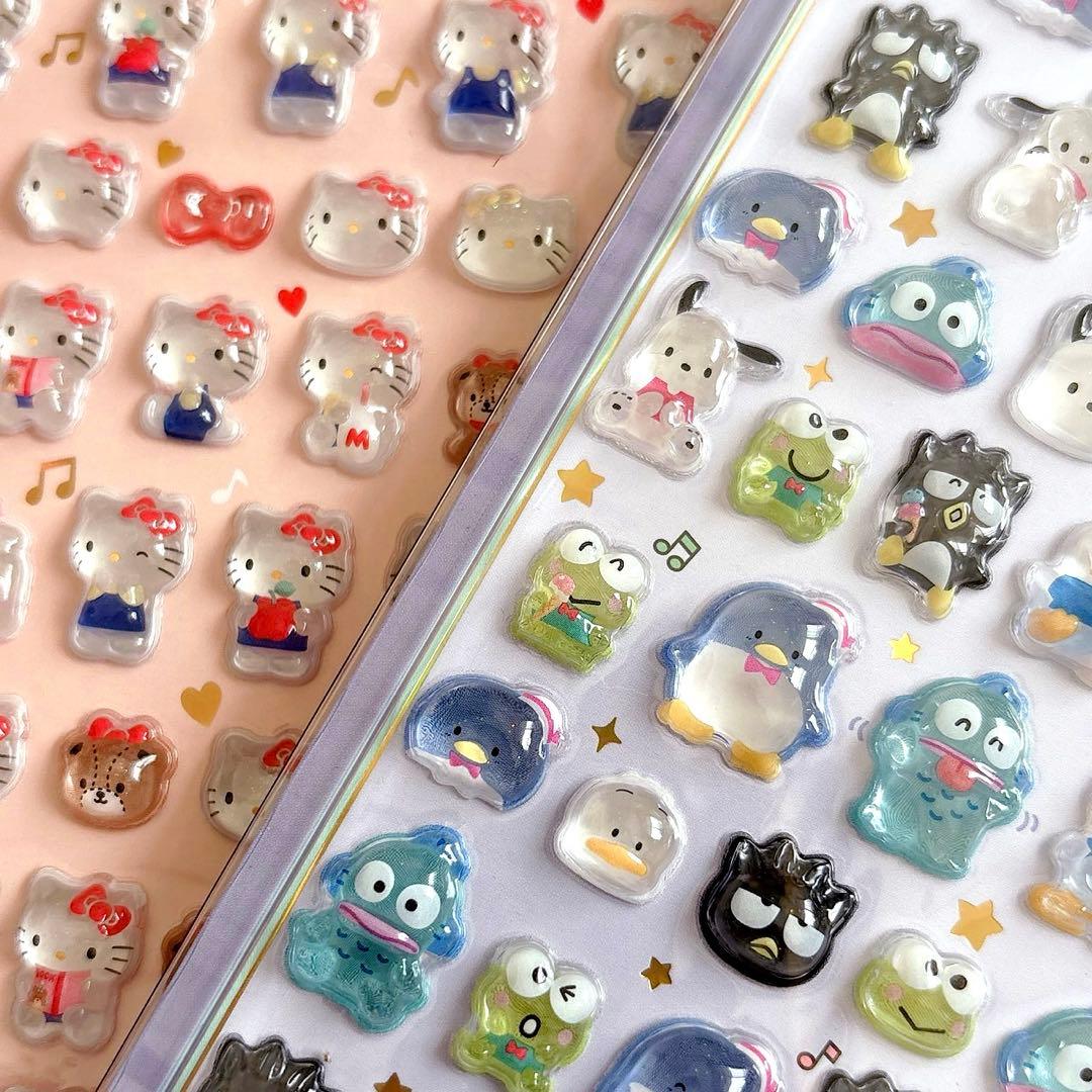 タイムセール·͜·❤︎‬サンリオmini♥ボンボンドロップシール♥8種コンプリート♡