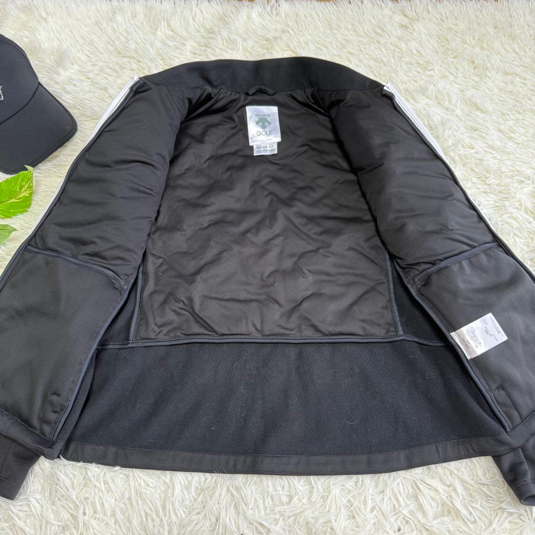 【デサントゴルフ】美品 セットアップ ダウン ブラック Mサイズ レディース