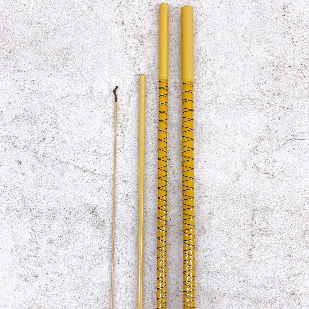 【朱紋峰 ぬけさく 十三尺】ヘラブナ竿 約3.9m 13尺 ヘラ竿 竿袋・口栓付