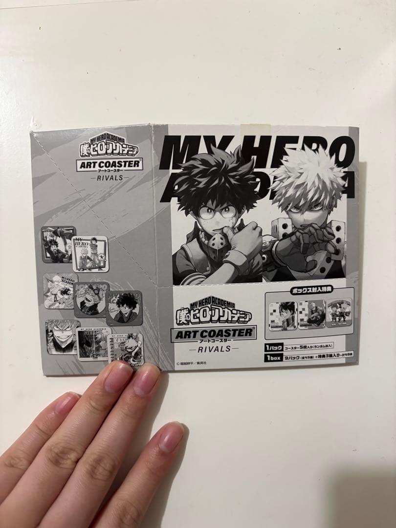 僕のヒーローアカデミア アートコースター(R)-RIVALS-45種＋BOX特典