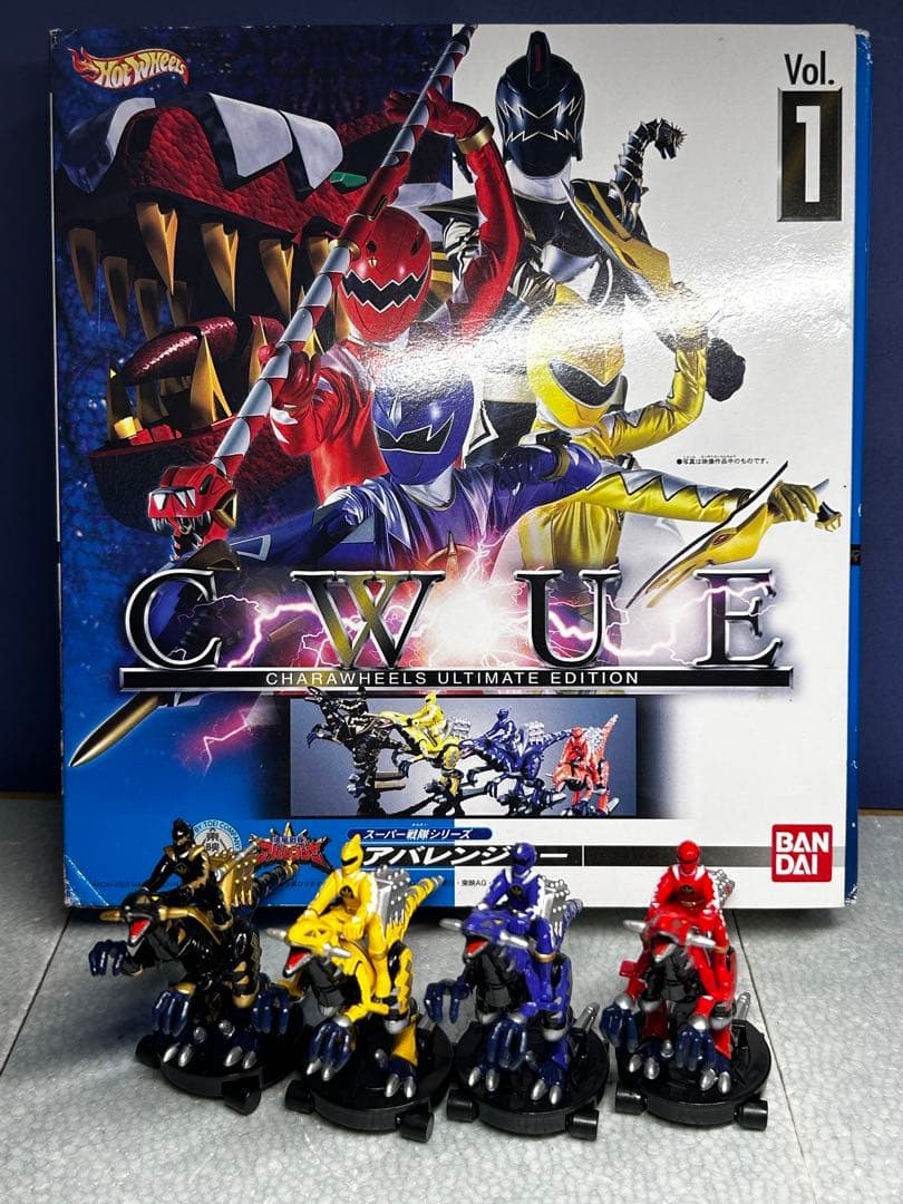 キャラウィールアルティメットエディション爆竜戦隊アバレンジャー8体セット