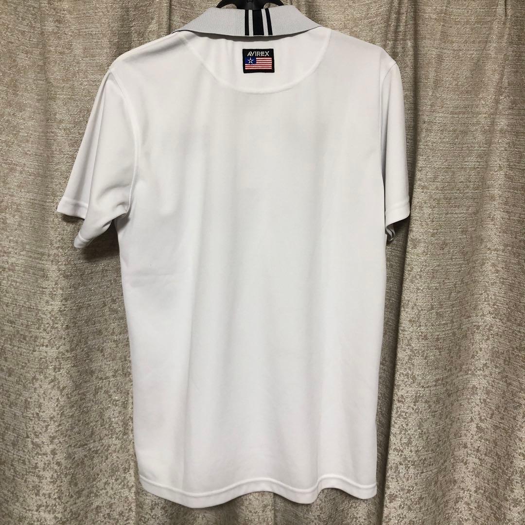 【美品】AVIREX GOLF GDO限定 半袖ポロシャツ L ホワイト