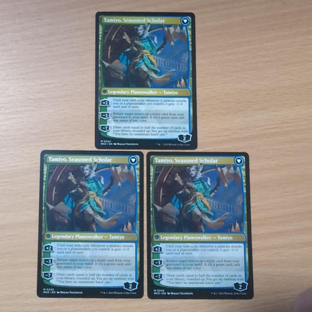 知りたがりの学徒、タミヨウ　３枚セット　英語版